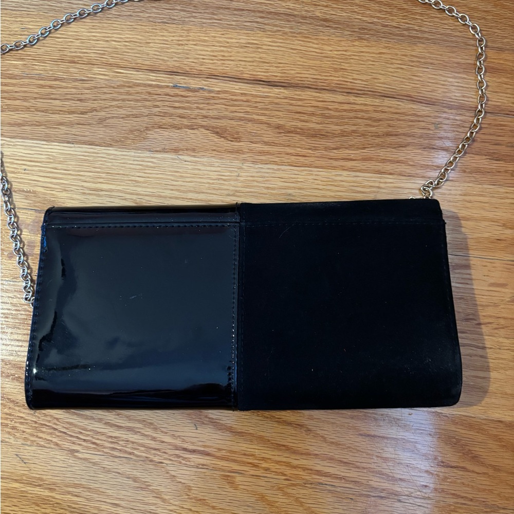 Aldo Two Tone Black Clutch